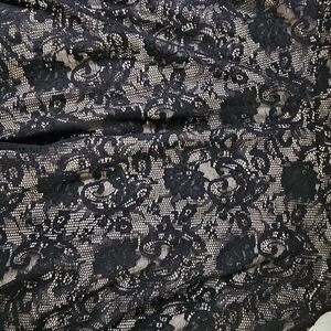 Elegant Black Lace Mini Skirt